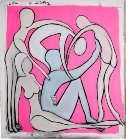 Alex Charriol's painting No.6, "Circle of Touch”